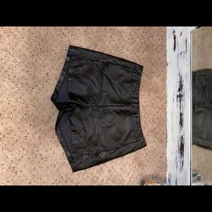 Leather shorts!